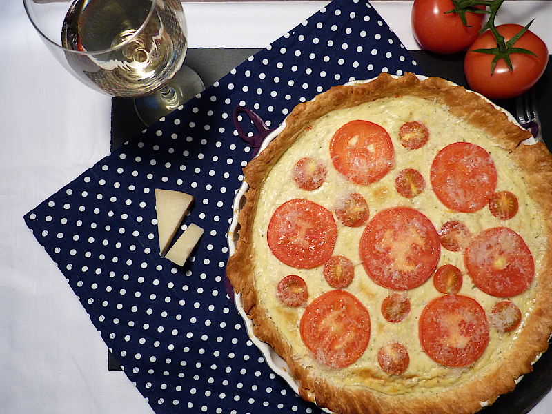 Pikante Tarte mit Tomaten | Homemade Cupcakes &amp; more