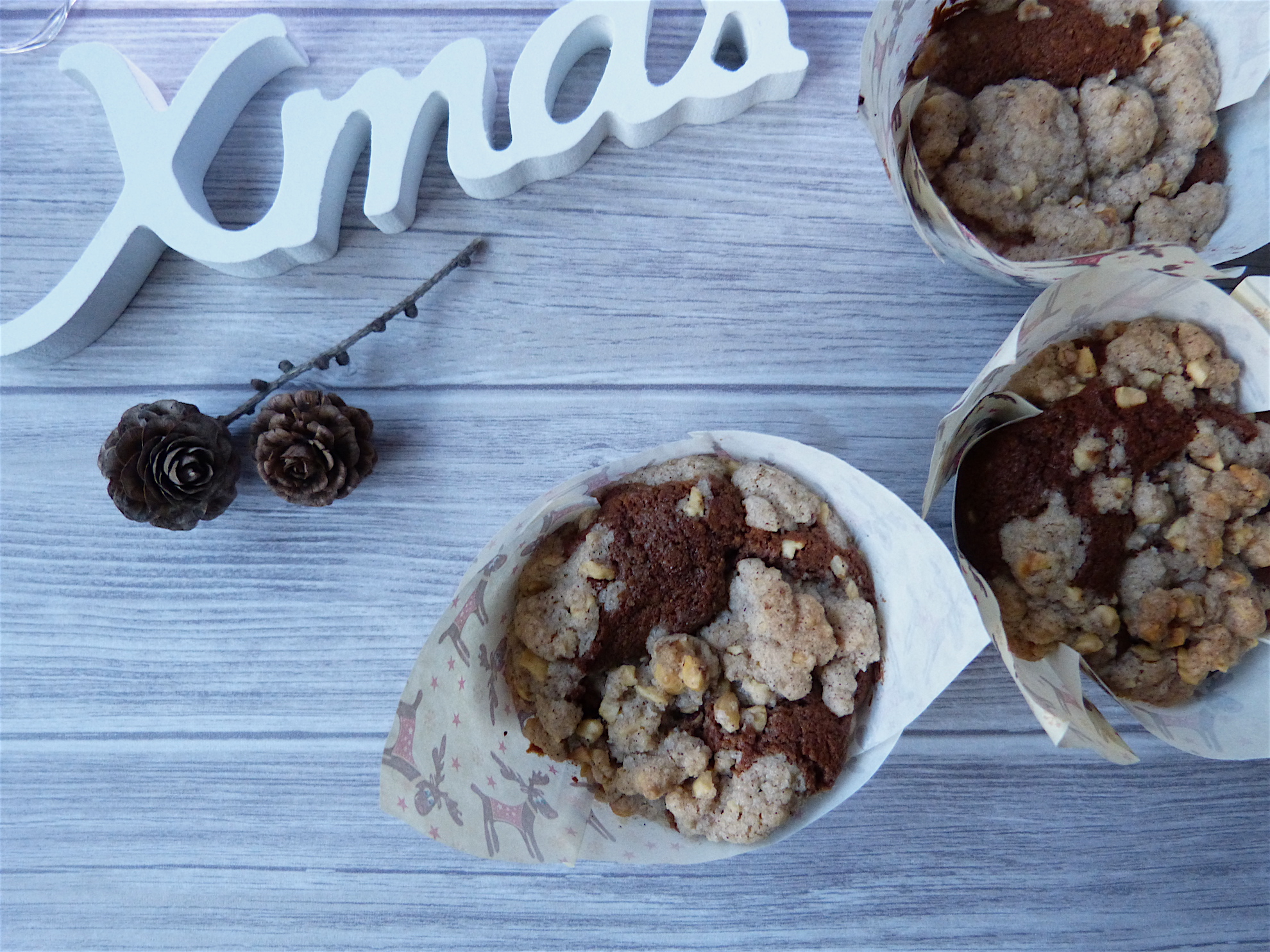 Lebkuchen-Muffins mit Zimtstreuseln | Homemade Cupcakes &amp; more