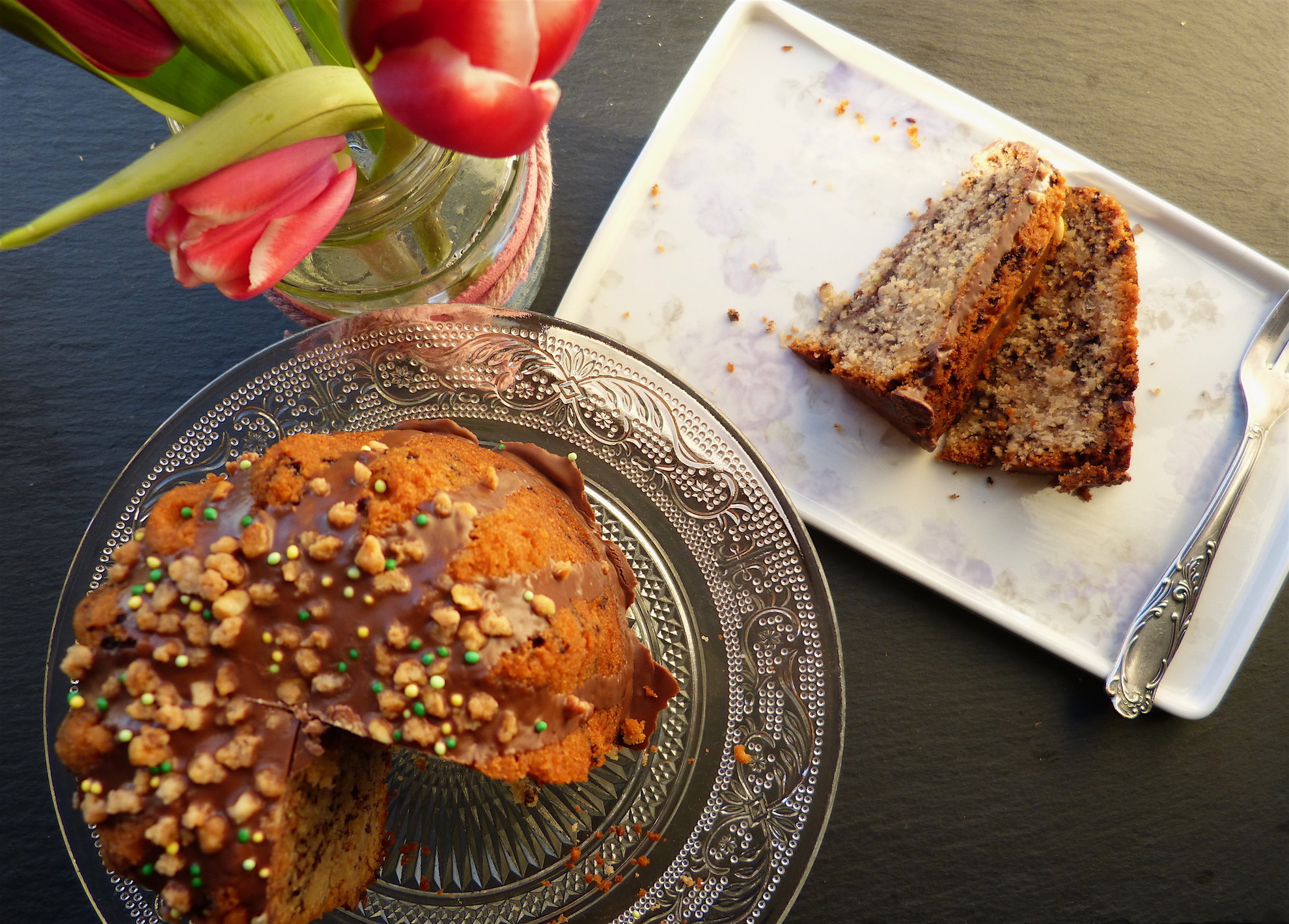 Einfacher Nuss-Marzipan-Kuchen | Homemade Cupcakes &amp; more